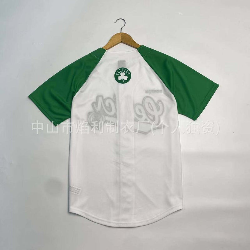 Heavyweight Baseball Button Cardigan with Logo Embroidery - Image 4