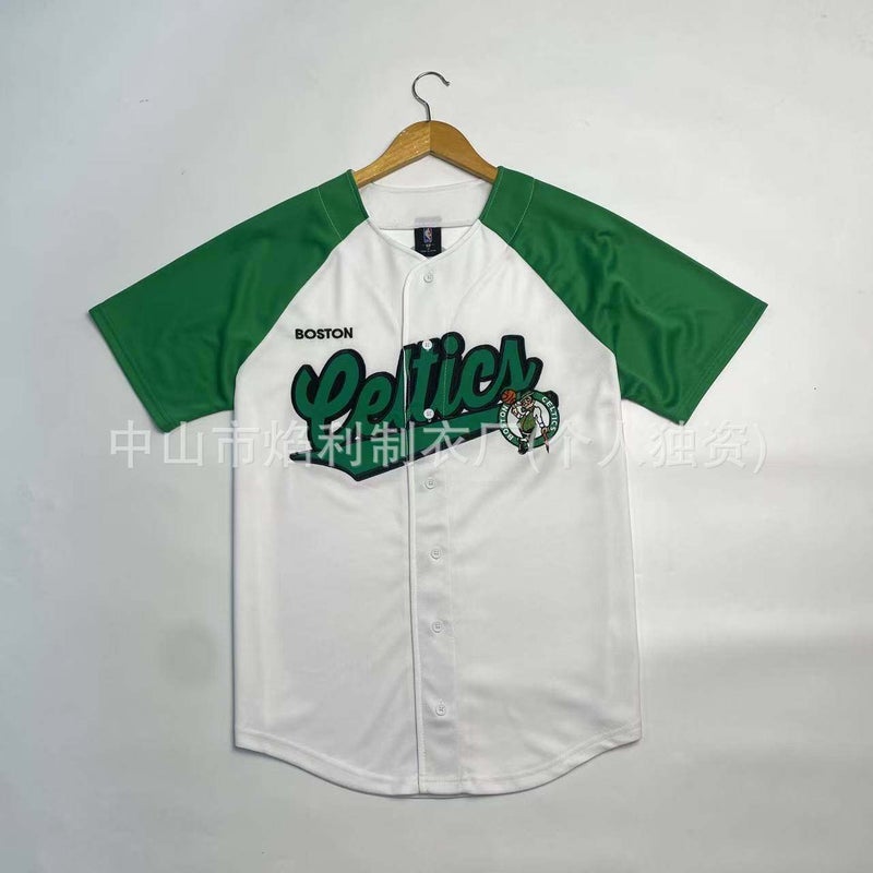 Heavyweight Baseball Button Cardigan with Logo Embroidery - Image 2