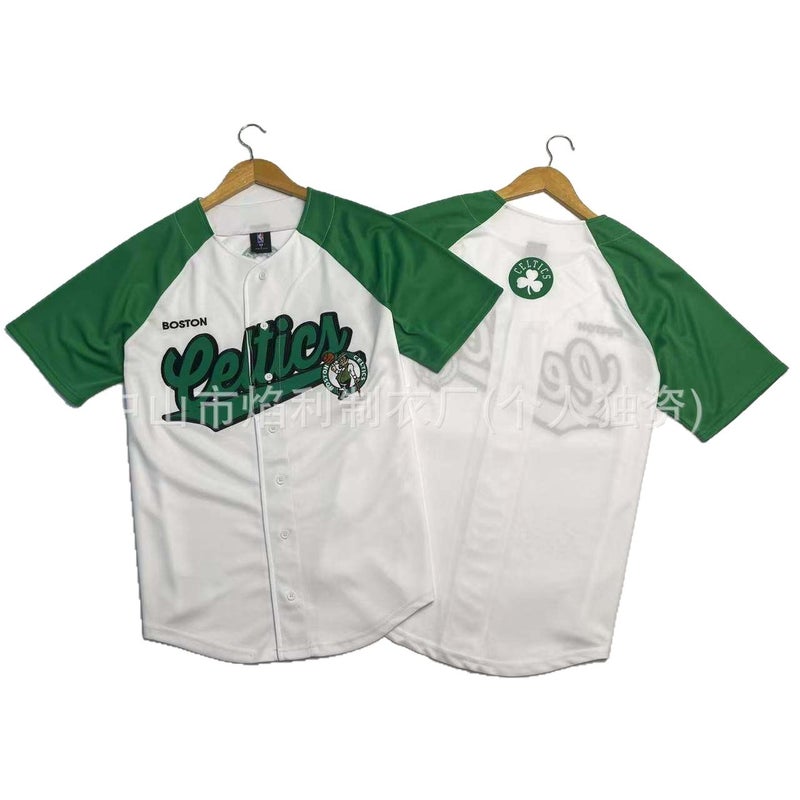 Heavyweight Baseball Button Cardigan with Logo Embroidery - Image 5