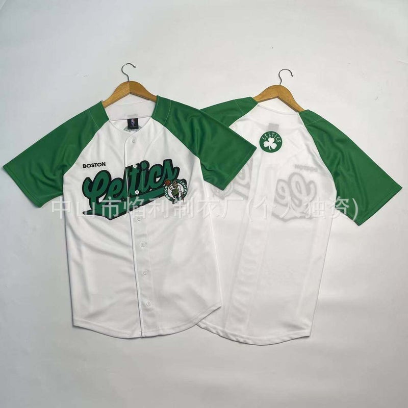 Heavyweight Baseball Button Cardigan with Logo Embroidery - Image 1