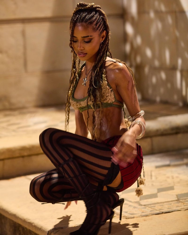 Leg Avenue womens Hosiery Lace Thigh Highs pantyhose, Black Stripe, One Size US - Image 2