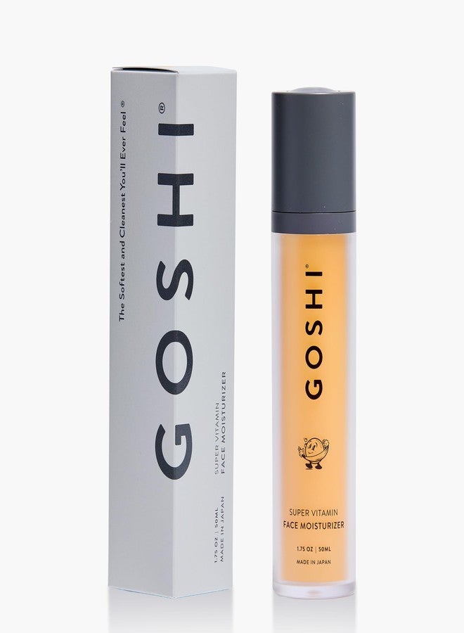 GOSHI Super Vitamin Face Moisturizer for All Skin Types 1.75 oz - Nourishing Face Cream Infused with Sesame Oil, Vitamin E and More Plant Extracts - Made in Japan - Image 1
