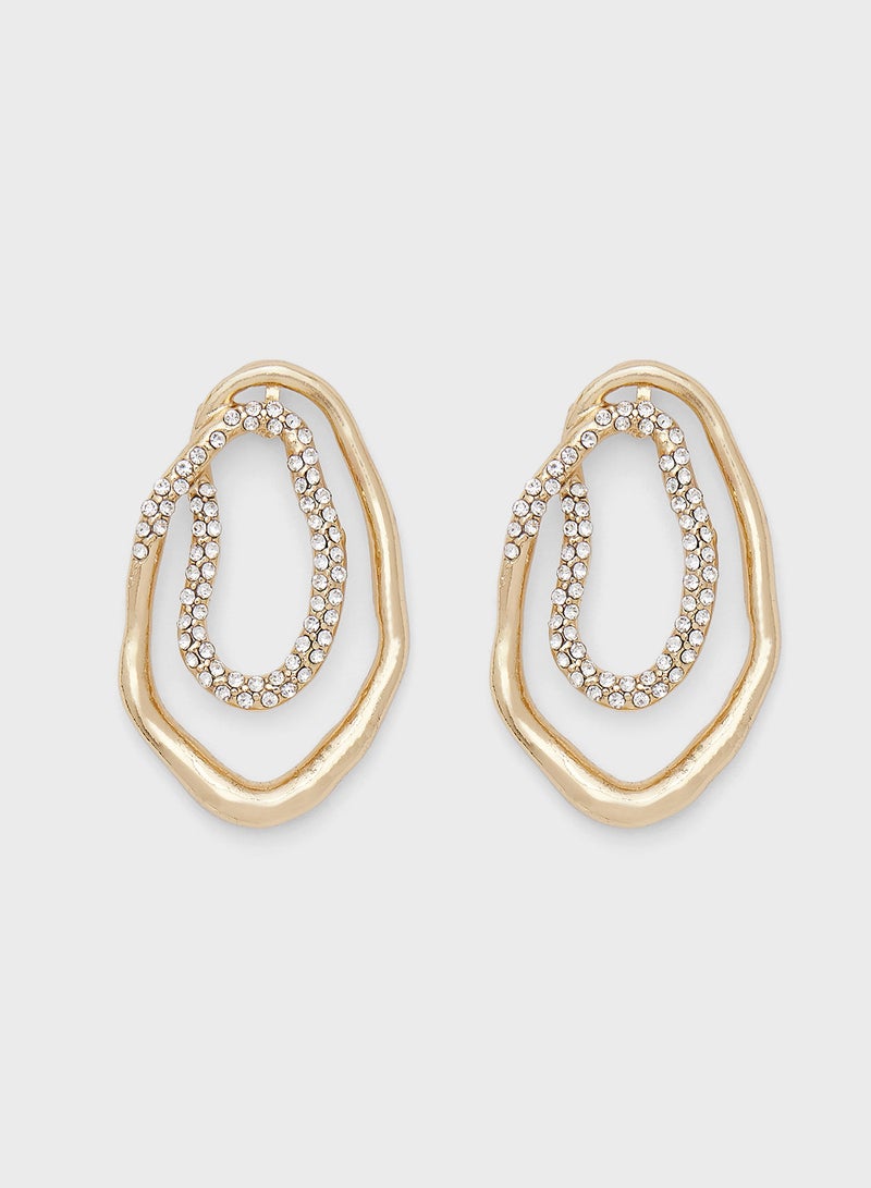 ELLA Diamante Stud Earrings - Image 1