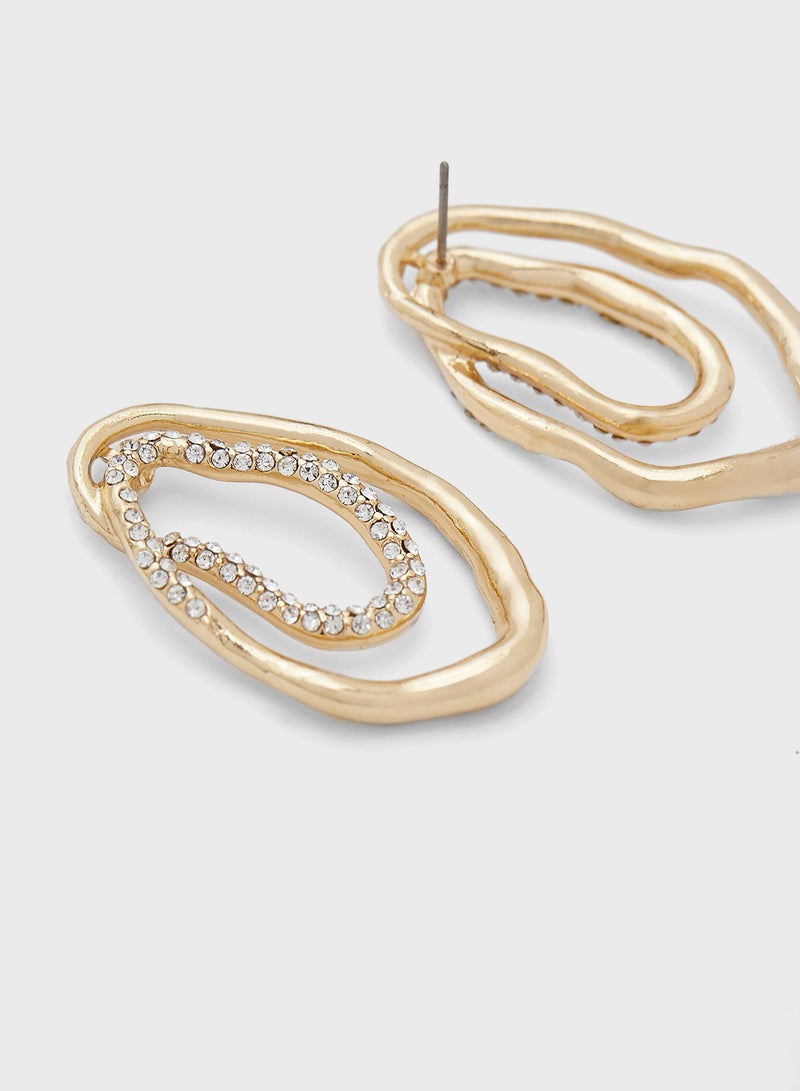 ELLA Diamante Stud Earrings - Image 2