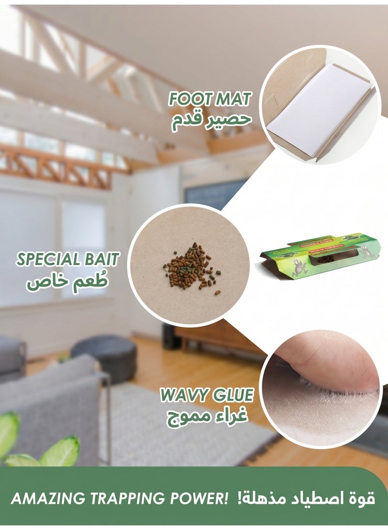 green killer 20 Pieces Strong Adhesion Cockroach Trap In One Box - Image 5