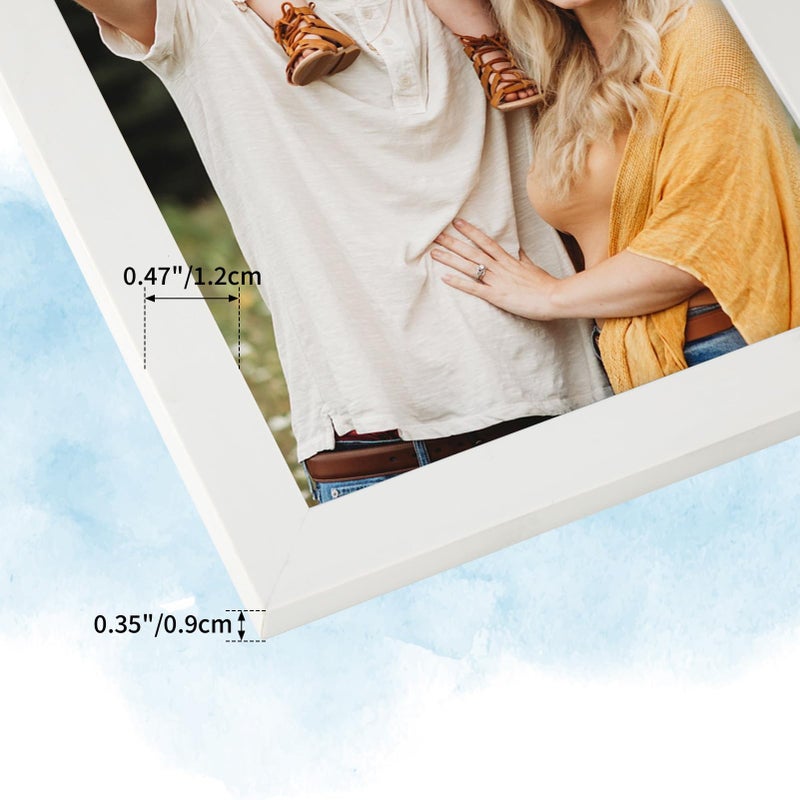 WIFTREY White 4x6 Picture Frame Set of 18, Photo Frames 4 x 6 Bulk for Wall Hanging or Tabletop Display - Image 3