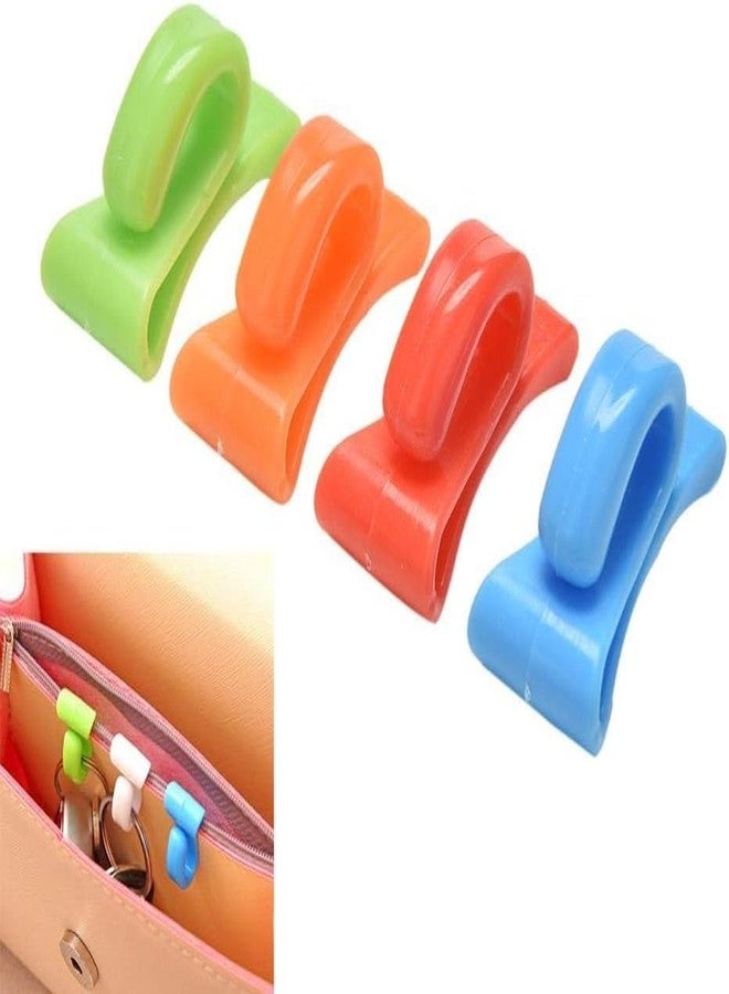 TWINZEN 4Pcs Colorful Handbag Key Clips Holder Key Hook Key Ring Finder Hanger Organizer for Purses Bags Handbag, Purses Bags - Image 1