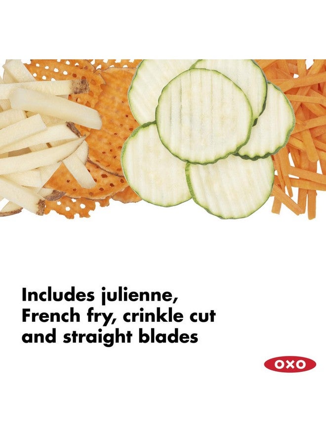 OXO OXO Good Grips Chef's Mandoline Slicer 2.0, Black & Steel  - Image 2