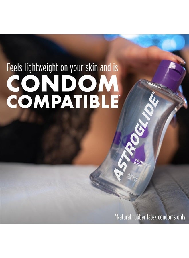 ASTROGLIDE Water Based Lube (5oz), Liquid Personal Lubricant, Sex Lube for Long-Lasting Pleasure for Men, Women and Couples, Safe for Toys (Pack of 3) - Image 4