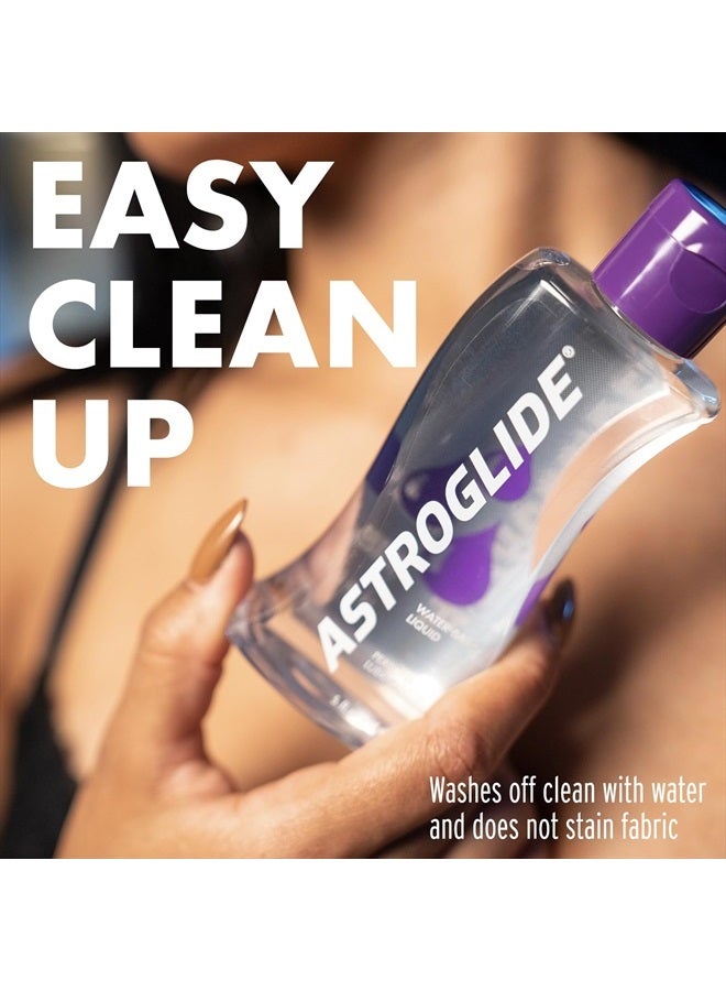 ASTROGLIDE Water Based Lube (5oz), Liquid Personal Lubricant, Sex Lube for Long-Lasting Pleasure for Men, Women and Couples, Safe for Toys (Pack of 3) - Image 5