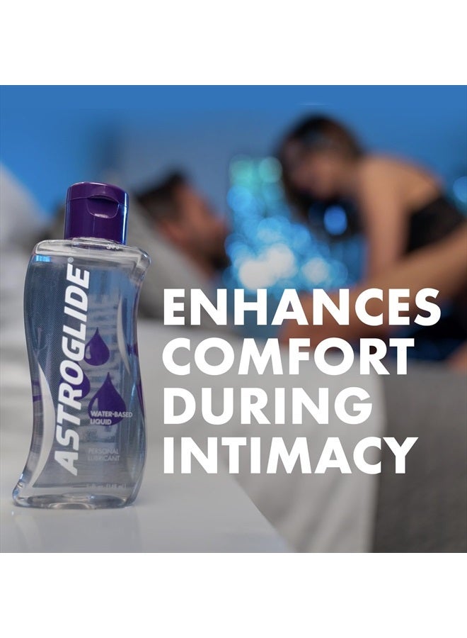 ASTROGLIDE Water Based Lube (5oz), Liquid Personal Lubricant, Sex Lube for Long-Lasting Pleasure for Men, Women and Couples, Safe for Toys (Pack of 3) - Image 3