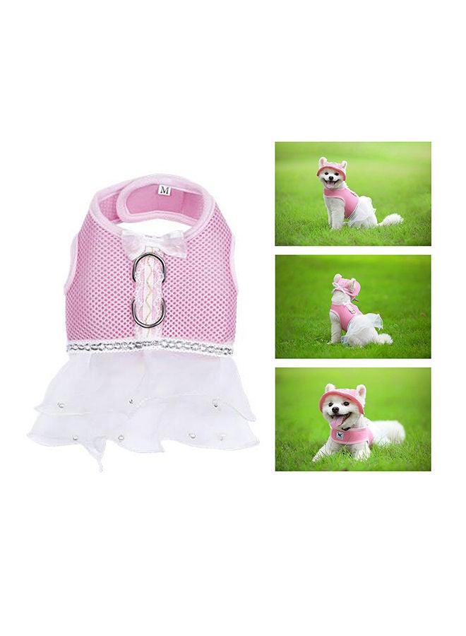 NIBEMINENT Tutu Skirt For Pet Pink/White 15x1.50x15cm - Image 2