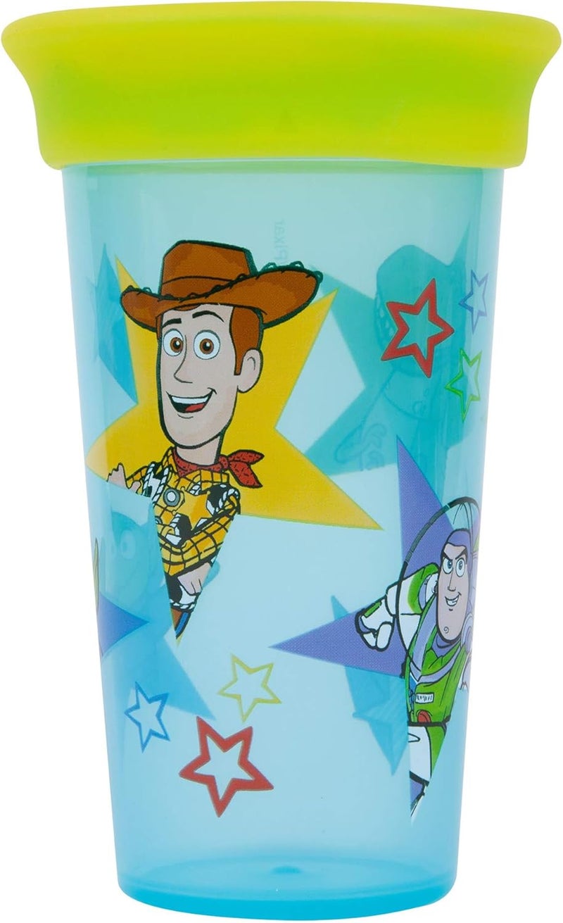 The First Years Toy Story 2 in 1 Spoutless Cup, Transitions to Open Toddler Cup, Multicolor - Image 1