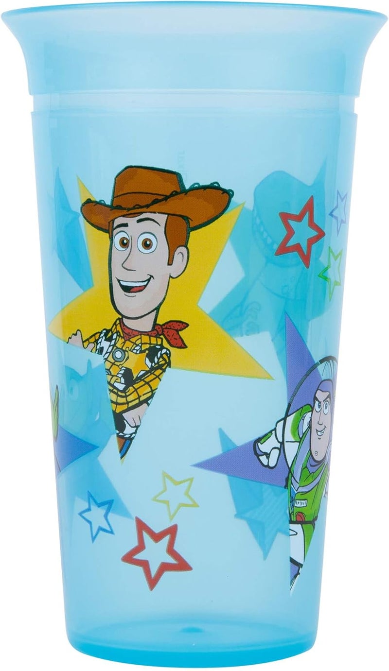 The First Years Toy Story 2 in 1 Spoutless Cup, Transitions to Open Toddler Cup, Multicolor - Image 2