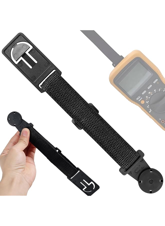 PROMASS Magnetic Hanging Strap Kit for Fluke Digital Multimeter, Hanging Loop Strap Magnet Hanger Kit Compatible for 50 II/70 III/180 Serious Adjustable Length, Detachable Multimeter Hanging kit Accessories  - Image 1