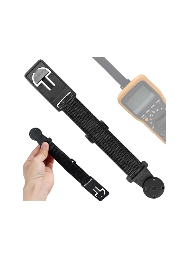 PROMASS Magnetic Hanging Strap Kit for Fluke Digital Multimeter, Hanging Loop Strap Magnet Hanger Kit Compatible for 50 II/70 III/180 Serious Adjustable Length, Detachable Multimeter Hanging kit Accessories  - Image 2