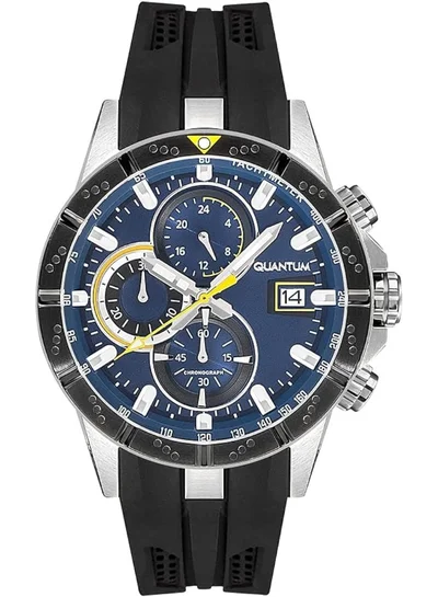 Quantum QUANTUM Men's Chronograph D.Blue Dial Watch - HNG893.392