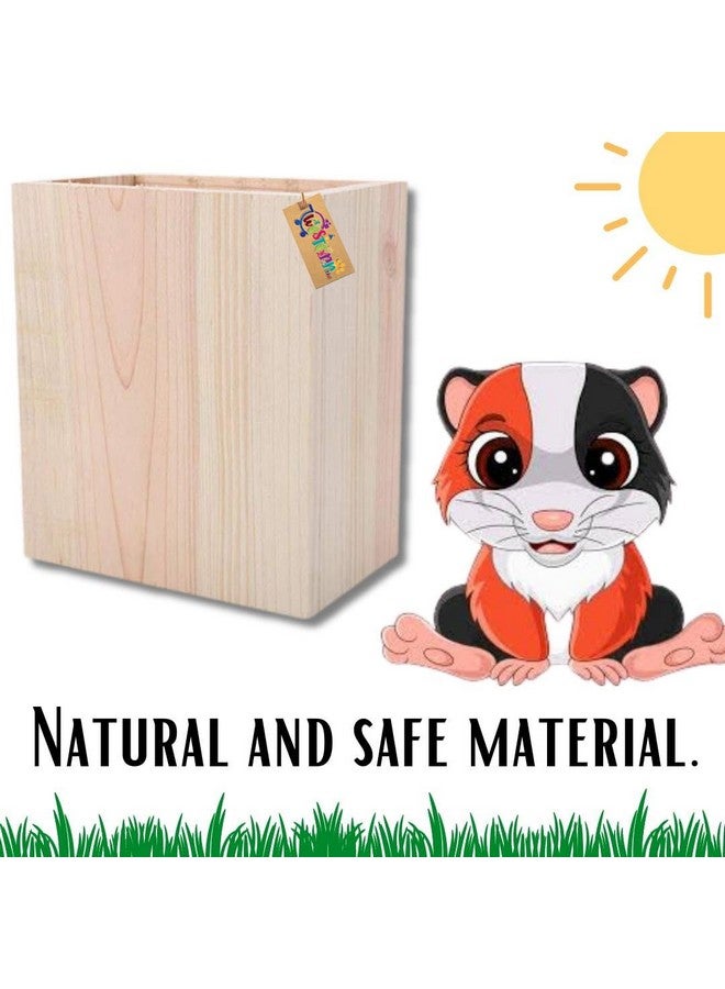 Western Era Wooden Cage Attach Hay Rack, Grass Feeder, Holder for Rabbit, Guinea Pig, Ferret - Image 2