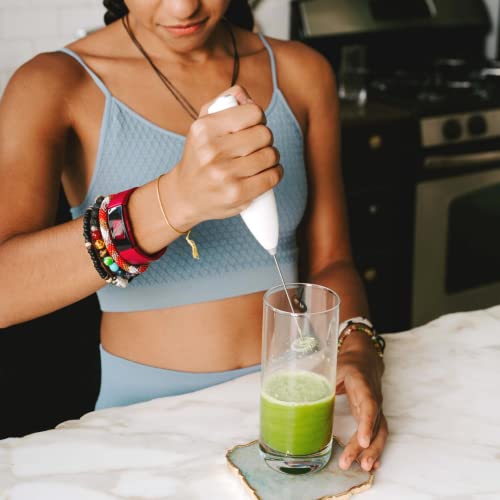 Tenzo Tea Tenzo Electric Matcha Whisk and Milk Frother (Batteries Included) - Handheld Foam Maker for Matcha Lattes, Coffee, Cappuccino, Mushroom, and Other Drinks - Image 2