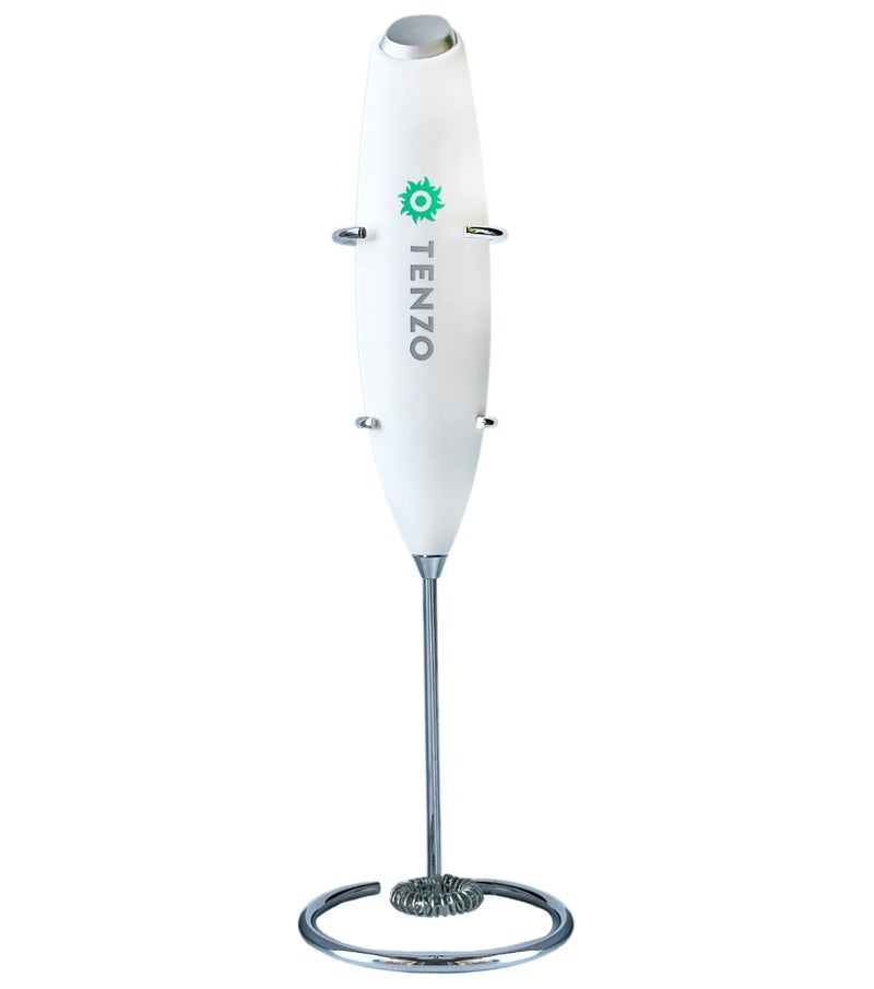 Tenzo Tea Tenzo Electric Matcha Whisk and Milk Frother (Batteries Included) - Handheld Foam Maker for Matcha Lattes, Coffee, Cappuccino, Mushroom, and Other Drinks - Image 1