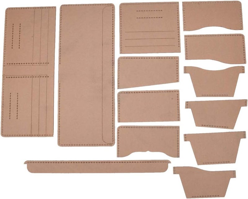 Yinhing Transparent Acrylic Handcrafted Wallet Pattern Template Leather Purse Cutting Ratio with High Light Transmittance Ideal for Term Use - Image 2
