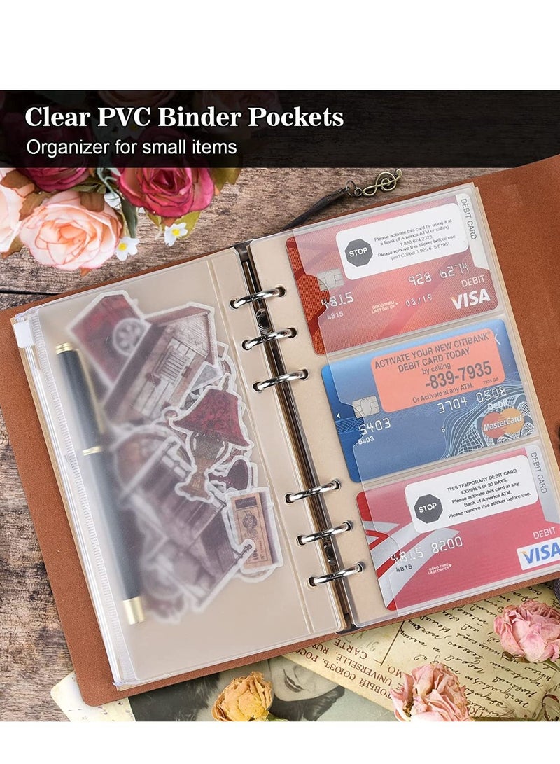 Excefore Vintage Refillable Journal, Premium Leather Traveler Notebook Sketchbooks Classic Diary Planner with Blank Pages and Zipper Pocket (Bird) - Image 2