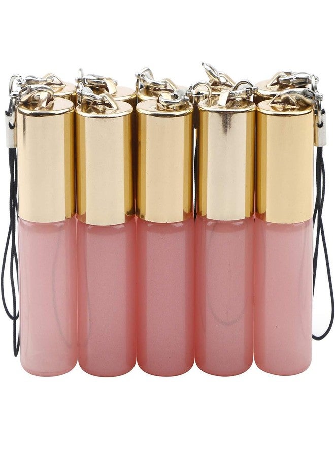Ellbest 10 Pack 5ml Roller Bottler for Essential Oil Portable Pearl Pink Colored Refillable Roll On Bottles with Stainless Steel Ball and Essential Oil key Opener - Image 1