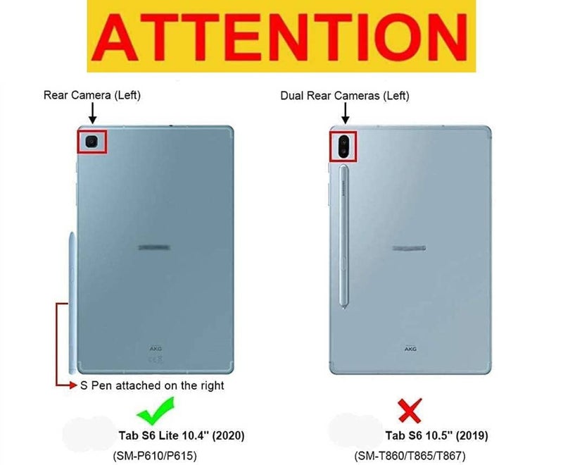SLQ F-TECH Galaxy Tab S6 Lite S Pen Replacement for Samsung Galaxy Tab S6 Lite EJ-PP610BJEGUJ Stylus Touch S Pen (Oxford Gray) - Image 1