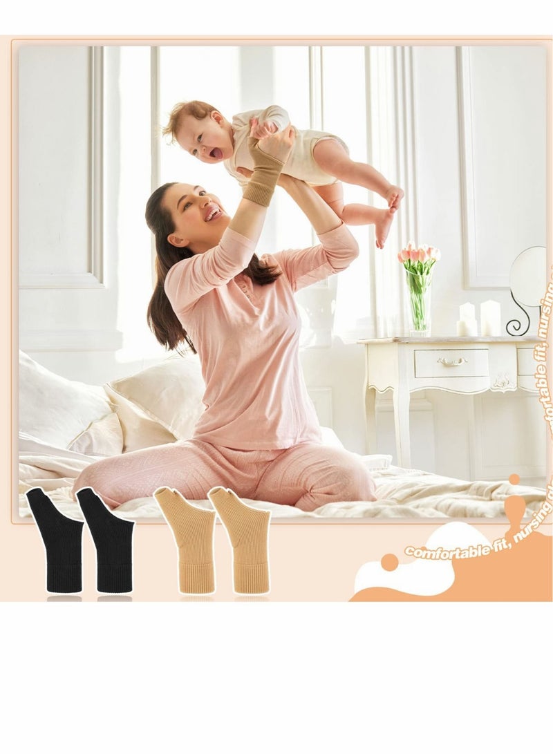 كابتن تيك Arthritis Compression Gloves,reathable Wrist Support Brace Fingerless Glove with Gel Thumb Injury Pads,Comfortable Carpal Tunnel Sleeve for Hand Wrist Joint... KSA | Riyadh, Jeddah - Image 5