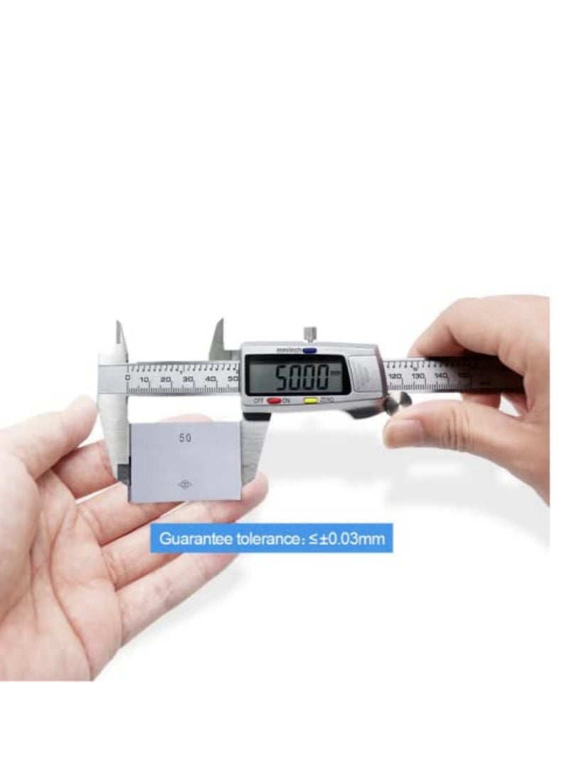 Generic - 6 Inch 150mm Digital Calipers Stainless Steel Electronic Digital Vernier Caliper with LCD Display Inch Millimeter Conversion Zero Setting Function for Precise Measuring Inside Outside Diameter Thickness Depth - Image 1