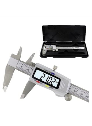 6 Inch 150mm Digital Calipers Stainless Steel Electronic Digital Vernier Caliper with LCD Display Inch Millimeter Conversion Zero Setting Function for Precise Measuring Inside Outside Diameter Thickness Depth - pzsku/Z2F3A87C6E6DFE59092D3Z/45/1747405729/007af2a1-22d9-45fa-a64e-4b6b4d2cba58