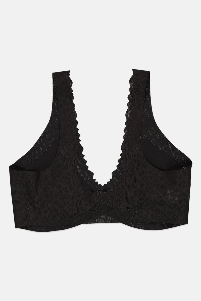 sloggi حمالة صدر نسائية مبطنة بدون إحساس، سوداء - Image 2