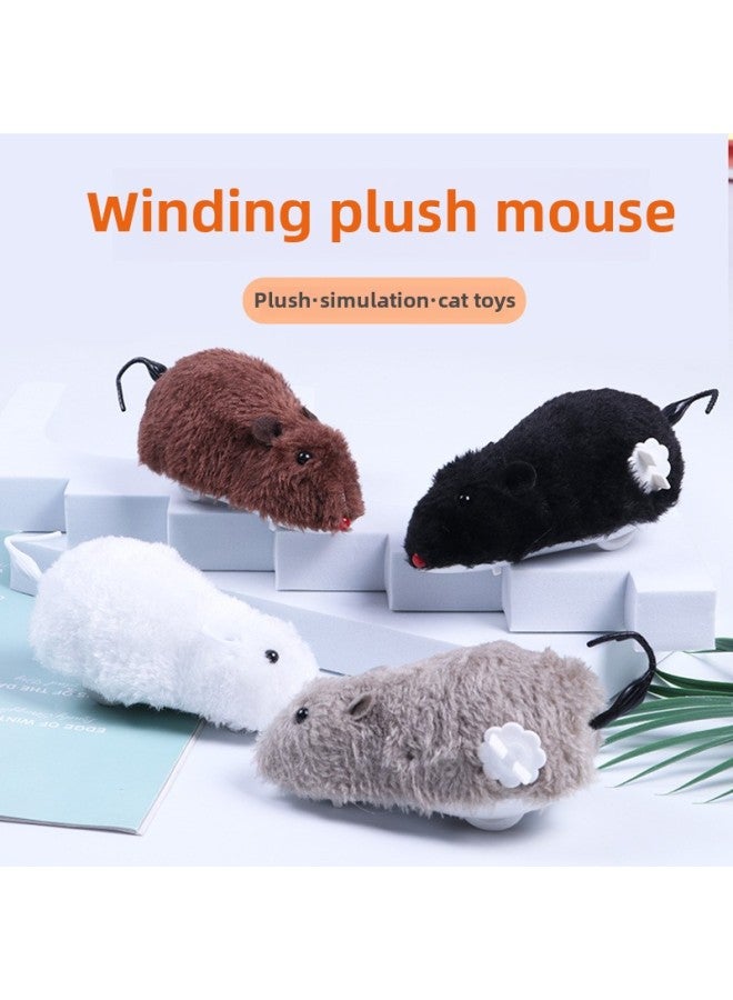 Children's Classic Nostalgic Cartoon Mouse Chick Swinging Fish Tin Frog Chain Caterpillar Winding Small Toy-Color:Lips And Teeth 1 - Image 3