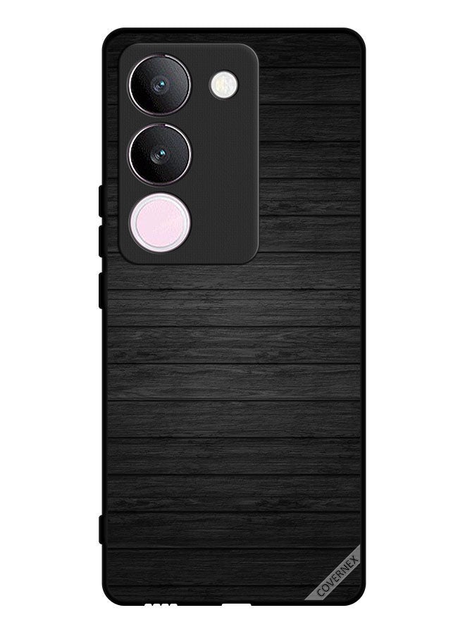Covernex Protective Case Cover For vivo V29 Dark Wooden Pattern - Image 1