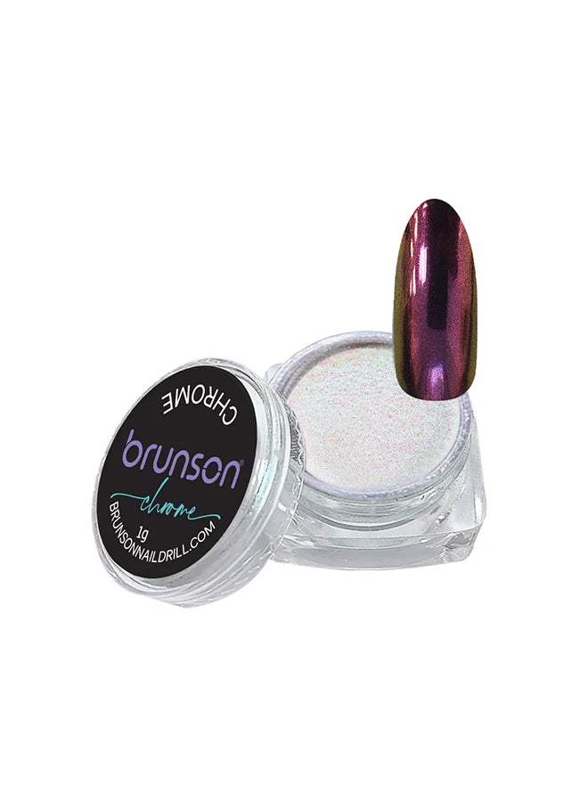 بودرة أظافر معدنية هولوجرافية بتأثير مرآة كروم GH380s