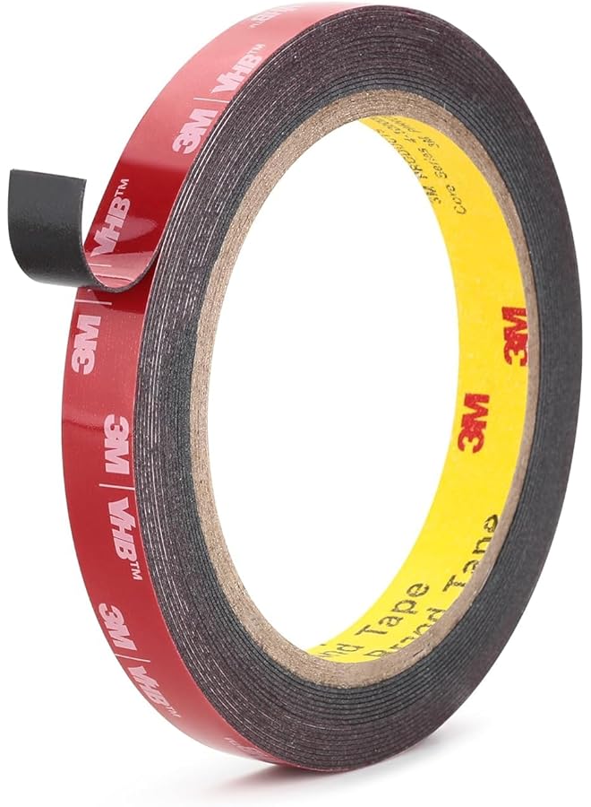 erorex 3M Heavy Duty Double Sided Tape 3M Vhb Strong Double Sided Tape Heavy Duty For Walls Double Sided Mounting Tape For Car Led Strip Light Home Office Decor 10Mm X 3M 0.64Mm Thick - Image 1