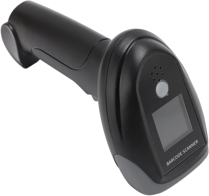 SUNGOOYUE Barcode Scanner, Wireless 2.4G Bluetooth USB Wired 1D 2D QR Code Scanner with Auto Continuous Scan, LCD Display, AI Voice, for Store Supermarket Warehouse - Image 1