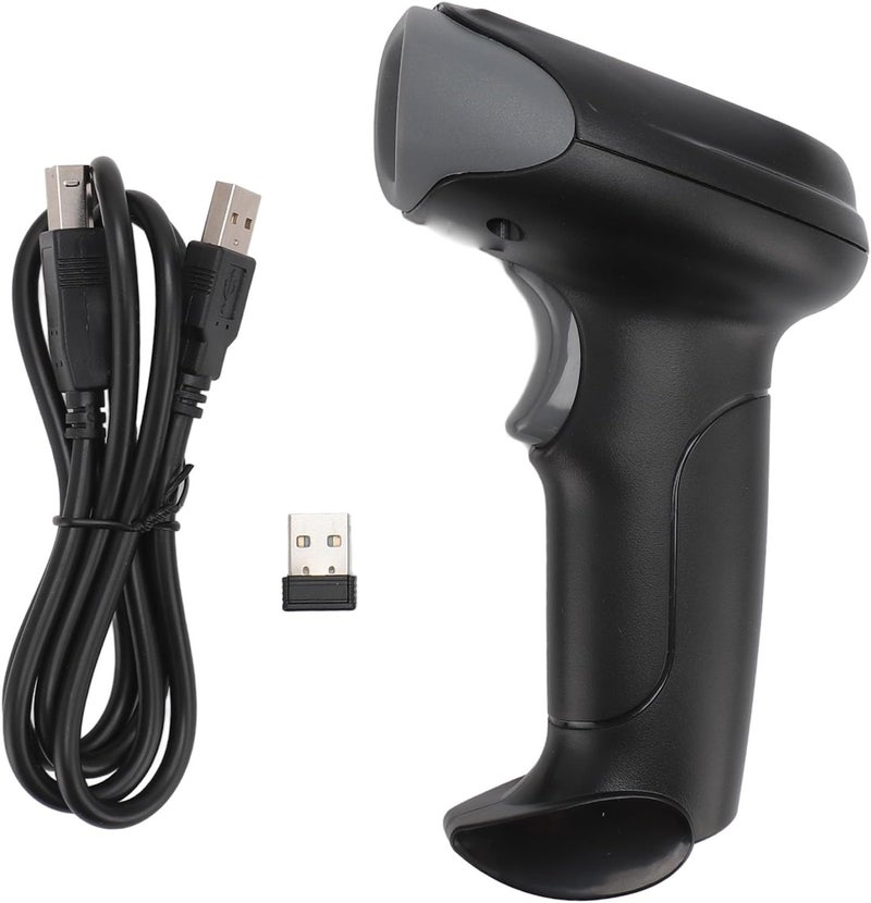 SUNGOOYUE Barcode Scanner, Wireless 2.4G Bluetooth USB Wired 1D 2D QR Code Scanner with Auto Continuous Scan, LCD Display, AI Voice, for Store Supermarket Warehouse - Image 4