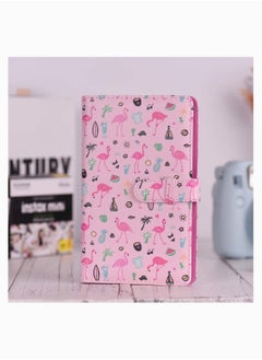KASTWAVE Mini Photo Album, KASTWAVE 96 Pockets PU Leather Flamingo Pattern Polaroid Photo Album, Mini Photo Book for Fujifilm Instax Mini 9 8 7s 70 25 50s 90 Films Photo Camera Paper for Credit Card  - Image 4