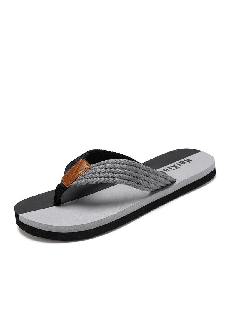 LOULUEN New Fashionable Herringbone Beach Slippers 