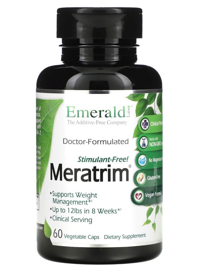 Emerald Laboratories Meratrim Stimulant Free 60 Vegetable Caps