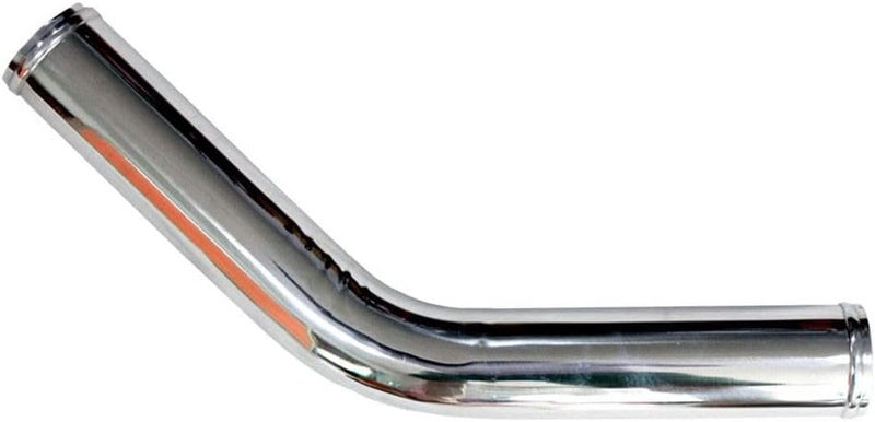 AotoKoop 20" (500mm) Universal 45 Degree Aluminum Piping - Polished Air Intake Tube - Image 1