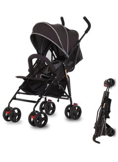 ACPLAY One-Hand Fold Compact Lightweight Baby Stroller with Reversible Seat, Full Recline Backrest, Adjustable Canopy, and Handy Accessories for Everyday Comfort  - Image 1
