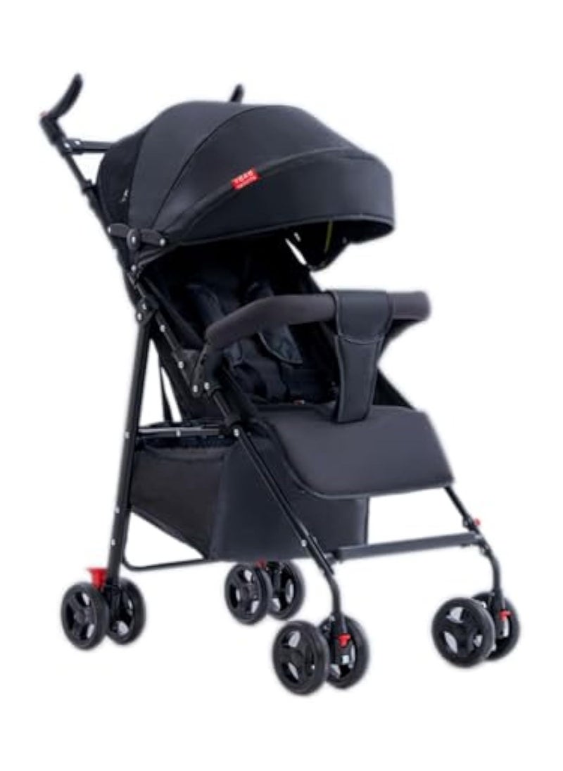 ACPLAY - One-Hand Fold Compact Lightweight Baby Stroller with Reversible Seat, Full Recline Backrest, Adjustable Canopy, and Handy Accessories for Everyday Comfort - Image 1