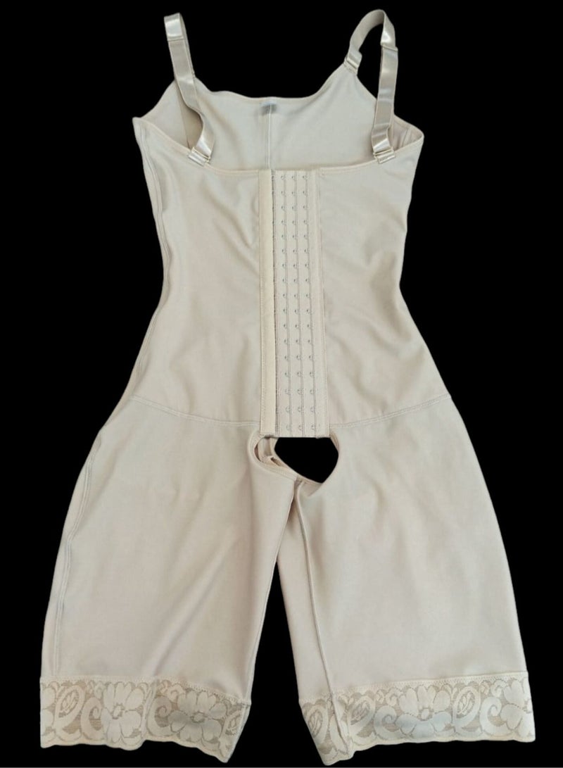 Generic Open Back Compression Garment, Body Sculpting with Four Front Hooks for Control and Compression After Birth and Other Occasions-L  - Image 3