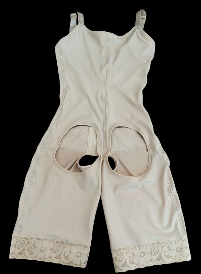 Generic Open Back Compression Garment, Body Sculpting with Four Front Hooks for Control and Compression After Birth and Other Occasions-L  - Image 4