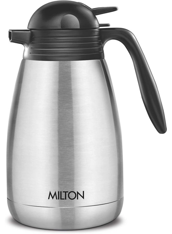 Milton Thermosteel Carafe 24 Hours Hot and Cold, 1500 ml, Silver - Image 1