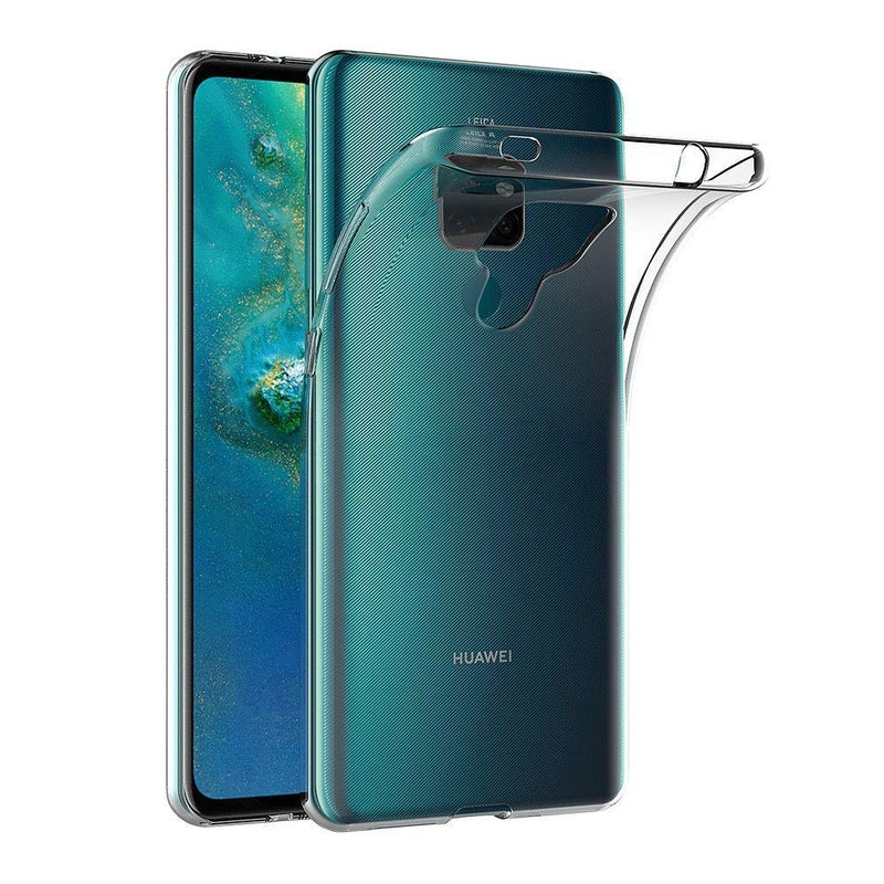 MaiJin Case for Huawei Mate 20 653 inch Soft TPU Rubber Gel Bumper Transparent Back Cover