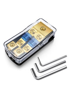 Y&D 2Way ANL Fuse Holder Kit Car Audio Retrofit One Point Two Splitter With Three Wrenches For Truck Ship Stereo Amplifier  - Image 1