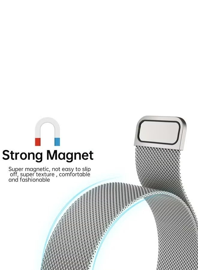 Suitable for Huawei Watch Fit 3 metal Milanese Magnetic Loop Watch Strap - Image 5